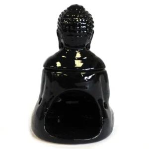 Kominek Zapachowy Siedzący Budda - Czarny